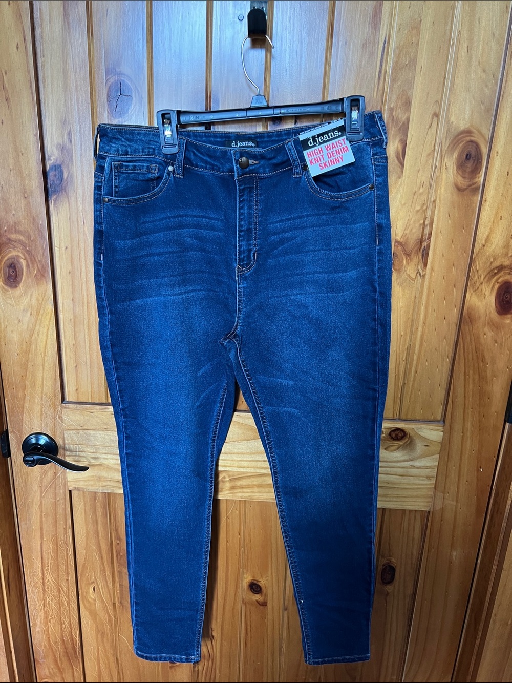 d. jeans Dark Indigo High Waist Skinny Jeans